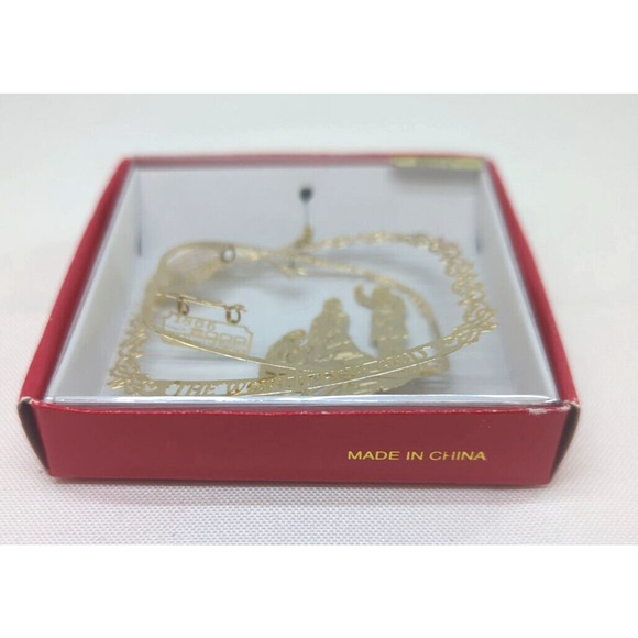 Nations Treasures 24K Gold Flashed Brass "The World For God" Salvation Army - Picture 3 of 4